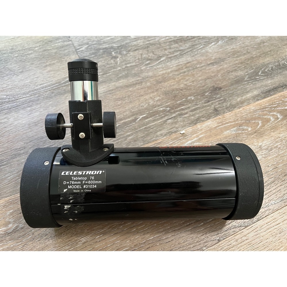 Celestron Tabletop 76 Telescope Unisex OS Black 76mm Aperture 600mm FL 31034